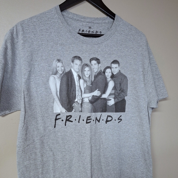 Ripple Junction Mens Womens FRIENDS TV Series Graphic T-Shirt Gray Unisex - Picture 2 of 9